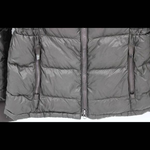 Athleta Banner Peak Down Jacket Fitted Lightweight Puffer Womens XS IN Black - Picture 6 of 11